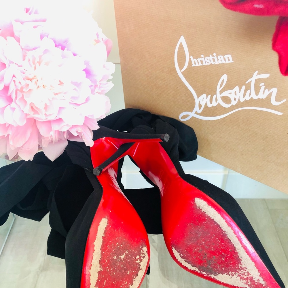 Christian Louboutin DOUCE DU DESERT BLACK. - Picture 5 of 8